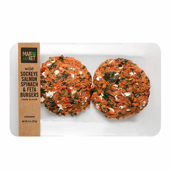 Market 32 Wild Sockeye Salmon Burgers Same-Day Delivery or Pickup