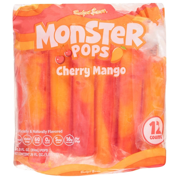 Budget Saver Monster Pops Cherry Mango Same-Day Delivery or Pickup