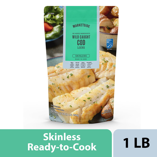 Walmart Sam's Choice Wild Caught Skinless Cuts Alaskan Cod Loins Same ...