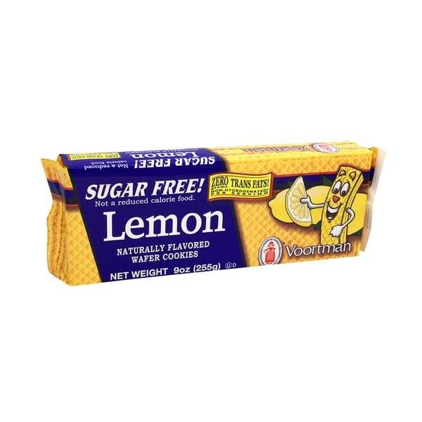 Voortman Sugar Free Lemon Wafer Cookies from Publix Instacart