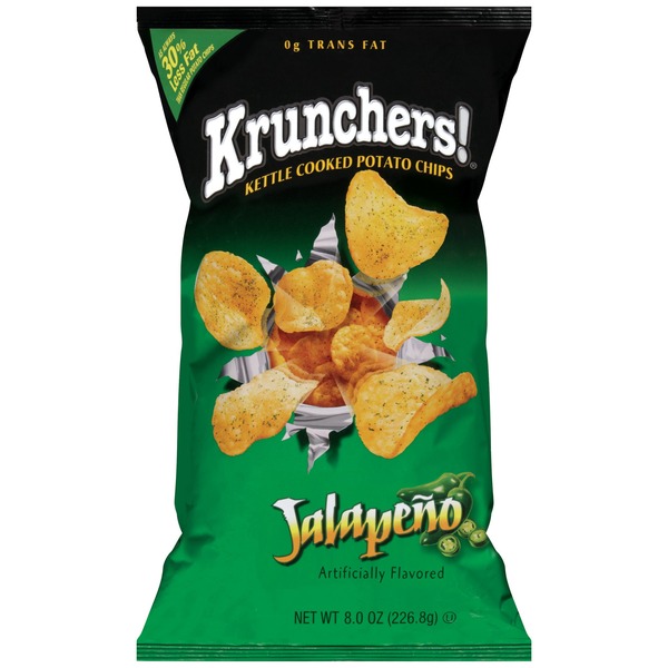Krunchers! Krunchers! Kettle Cooked Potato Chips Jalapeno (8 oz) from