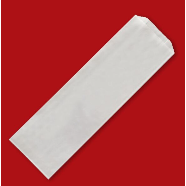 Fischer Paper Products - Plain White Bread Bags, #BB-18, 5 x 3 x 18, 1000 ct