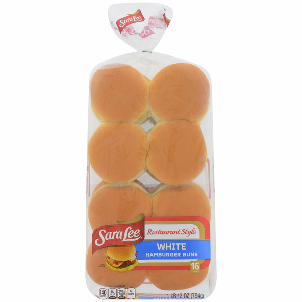 Hamburger Buns, 16 ct