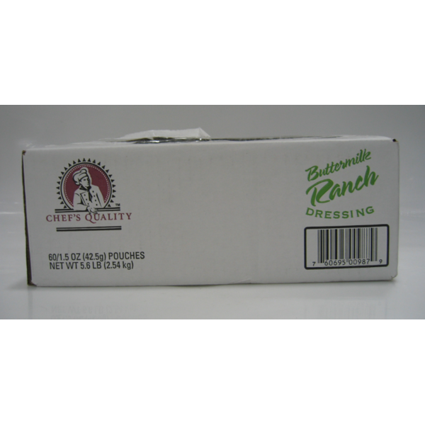 Chef's Quality - Buttermik Ranch Dressing - 60/1.5 oz Packet