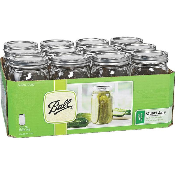 Jarden Home Brands - Ball Regular Mouth Mason Jar - 12/32 oz
