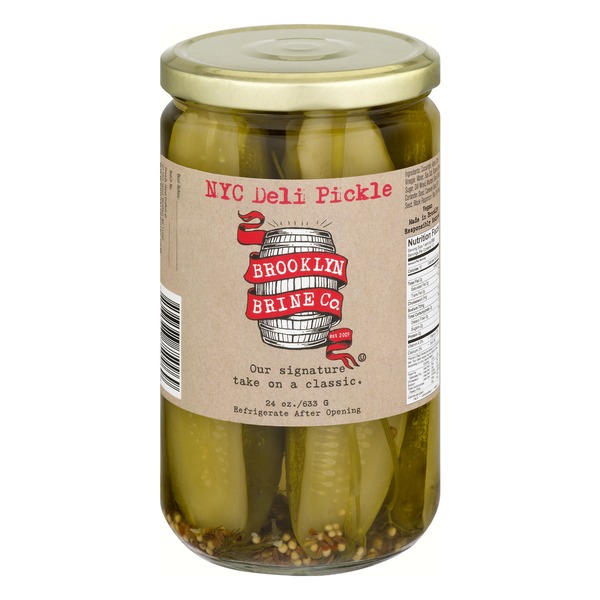 Brooklyn Brine NYC Deli Pickle (24 oz) Instacart