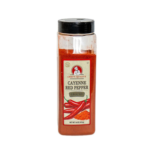 Chef's Quality - Ground Cayenne Pepper - 1 lb Jar