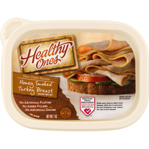 Healthy Ones Deli ThinSliced Honey Smoked Turkey Breast (7 oz) Instacart