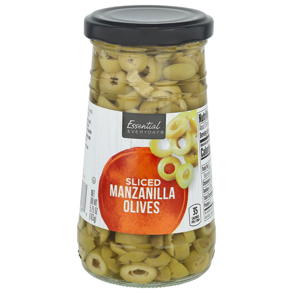 Essential Everyday Sliced Manzanilla Olives Same-Day Delivery or