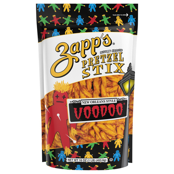 Zapp's New Orleans Style Sinfully-Seasoned Voodoo Pretzel Stix
