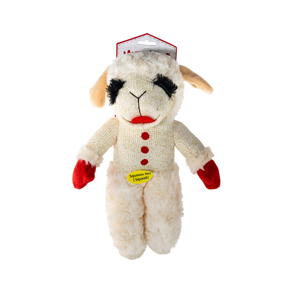 Multipet International Lamb Chop Standing Plush Dog Toy - 13