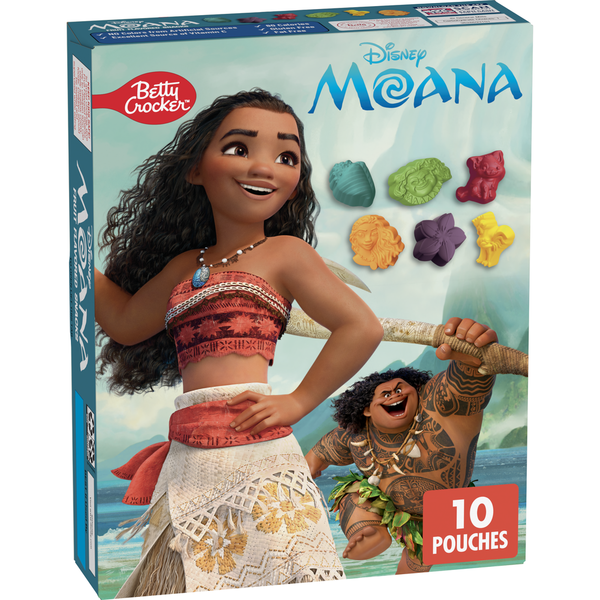 Betty Crocker Disney Moana Gluten Free Fruit Flavored Snacks Same