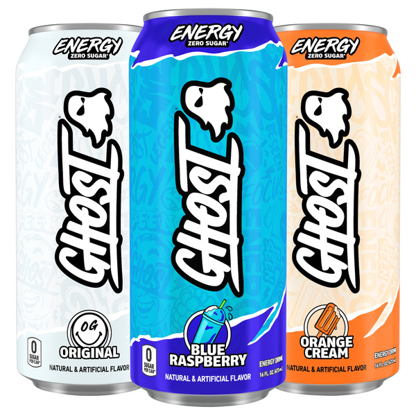 Ghost Energy Drink, Zero Sugar, Variety Pack, 16 fl oz, 18 ct Same