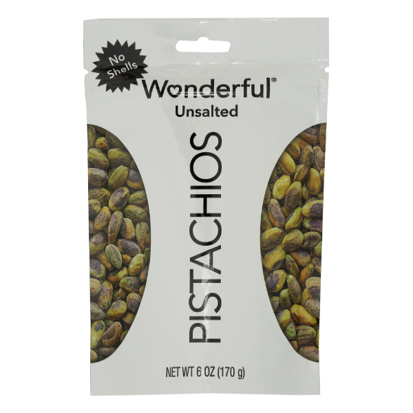 Wonderful No Shells Unsalted Pistachios