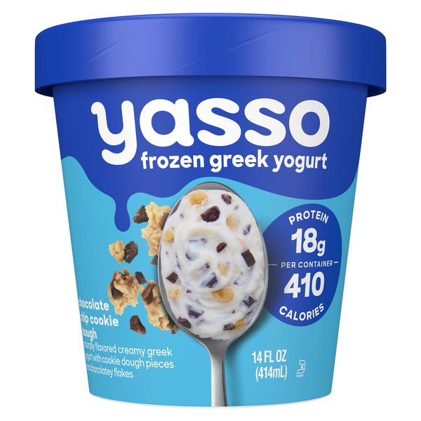Yasso Frozen Greek Yogurt Chocolate Chip Cookie Dough Same-Day