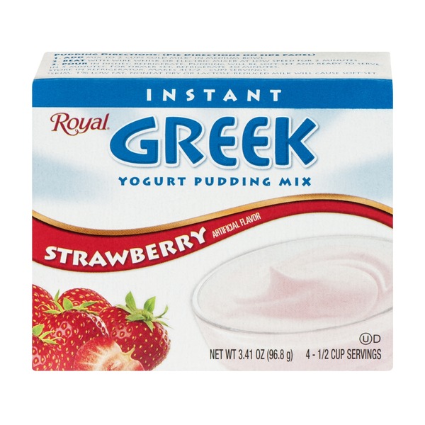 Royal Instant Greek Yogurt Pudding Mix Strawberry (3.41 oz) Instacart
