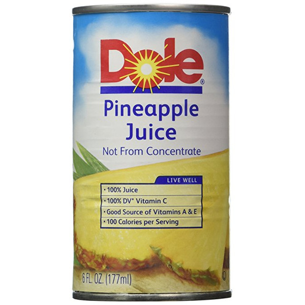 Dole - Pineapple Juice - 48/6 oz cans