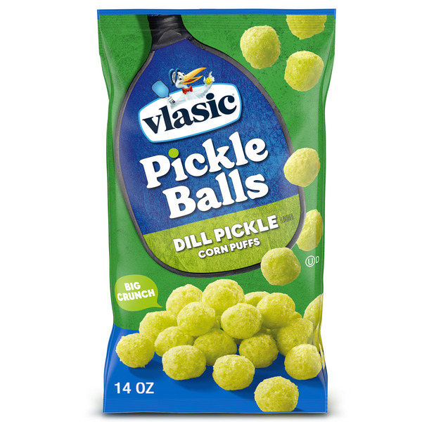 Costco Vlasic Pickle Ball Corn Puffs, 14 oz Same-Day Delivery or