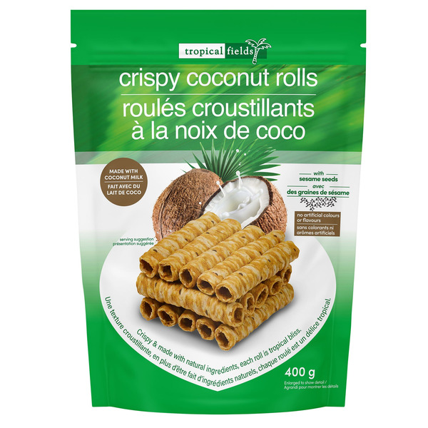 Tropical Fields Crispy Coconut Rolls