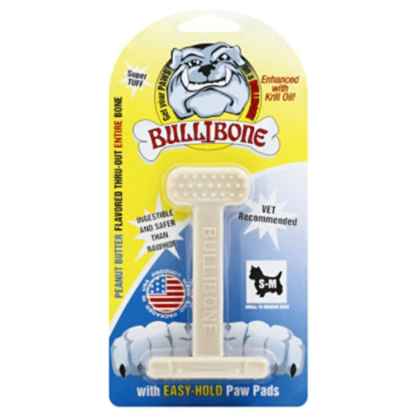 Bullibone Paw Pads, Peanut Butter Flavored, S-M