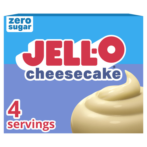 Jell-O Zero Sugar Cheesecake Flavor Instant Pudding & Pie Filling