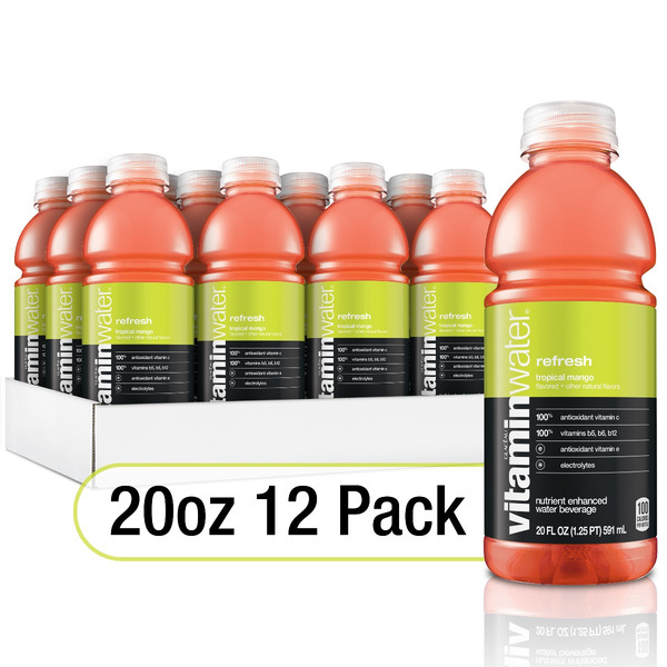 VitaminWater - Refresh, Tropical Mango - 12/20 fl oz