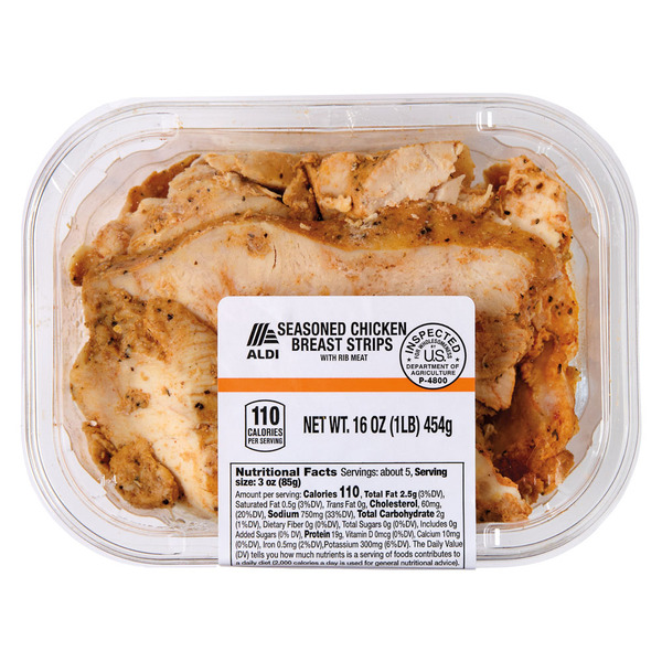 ALDI Seasoned Chicken Breast Strips