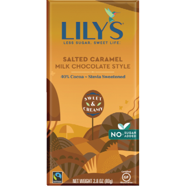 Lily's Sweets Salted Caramel Milk Chocolate Bar