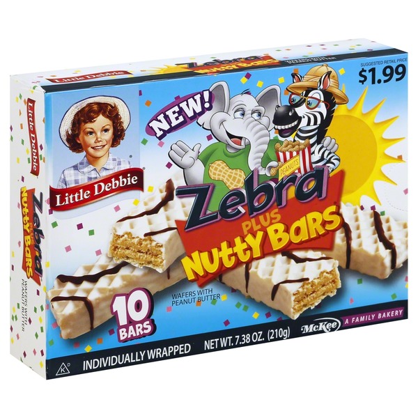 Little Debbie Zebra Plus Nutty Bars (10 each) Instacart