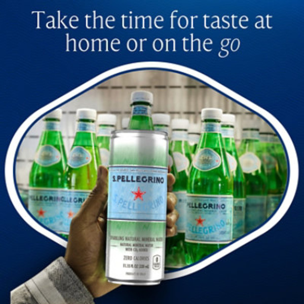 San Pellegrino Essenza Mineral Water Sparkling Can