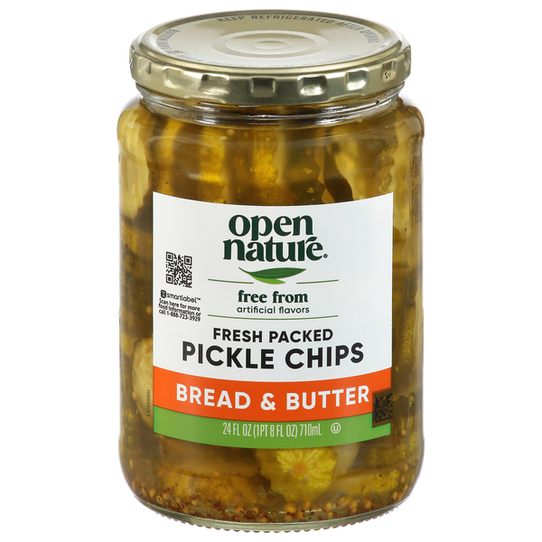 Open Nature Bread & Butter Pickle Chips