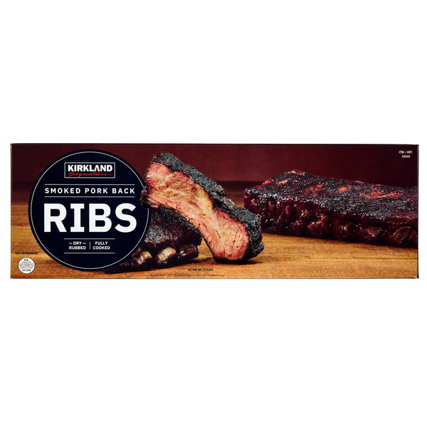 Kirkland Signature Smoked Pork Back Ribs