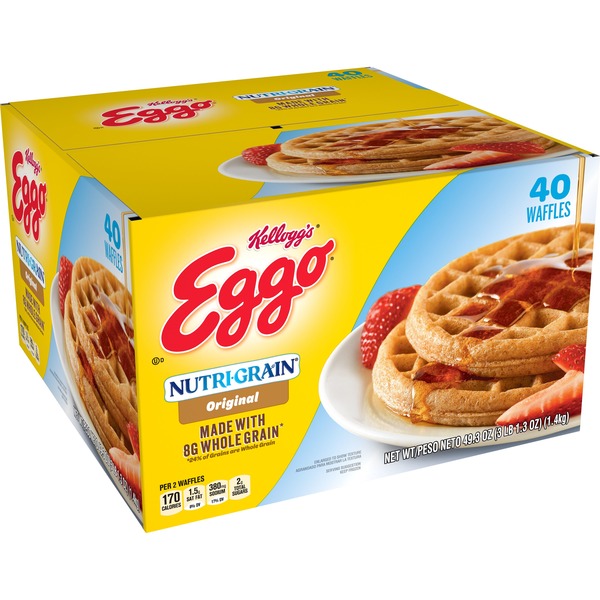 Kellogg's Nutri-Grain Frozen Waffles Original (49.3 oz) - Instacart