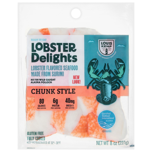 Louis Kemp Crab Delights Lobster Delights Imitation Lobster Meat