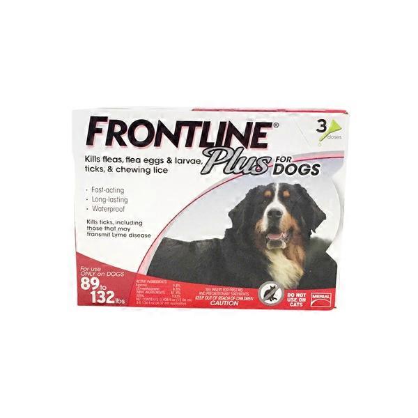 Frontline Kills Fleas, Flea Eggs & Larvae, Ticks, & Chewing Lice in