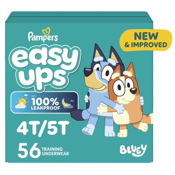 Pampers Easy Ups Training Underwear Boys Size 6 4T-5T