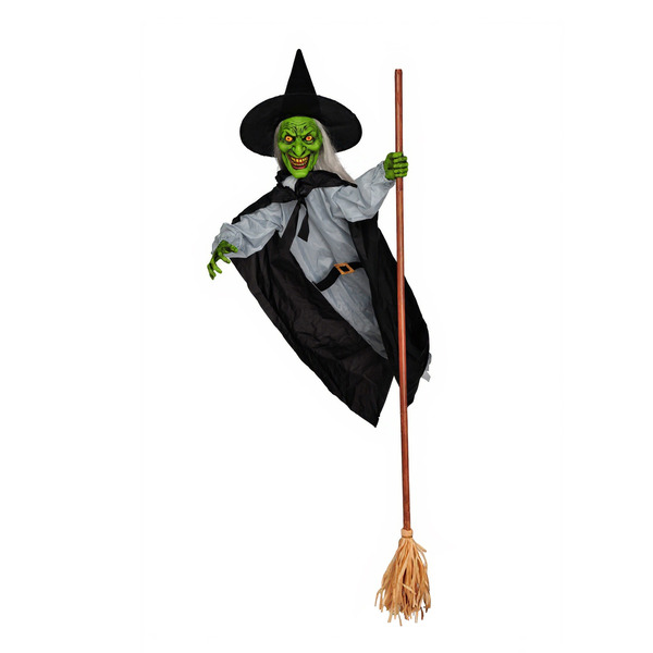 Haunted Living 5-ft Flying Witch Halloween Decoration