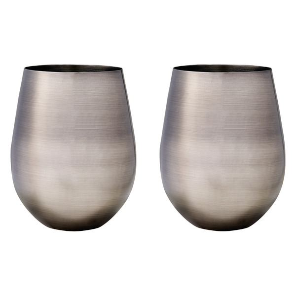 ALDI Crofton Stemless Wine Glass Black SameDay Delivery or Pickup