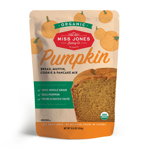 Miss Jones Baking Co. Organic Pumpkin Bread, Muffin, Cookie