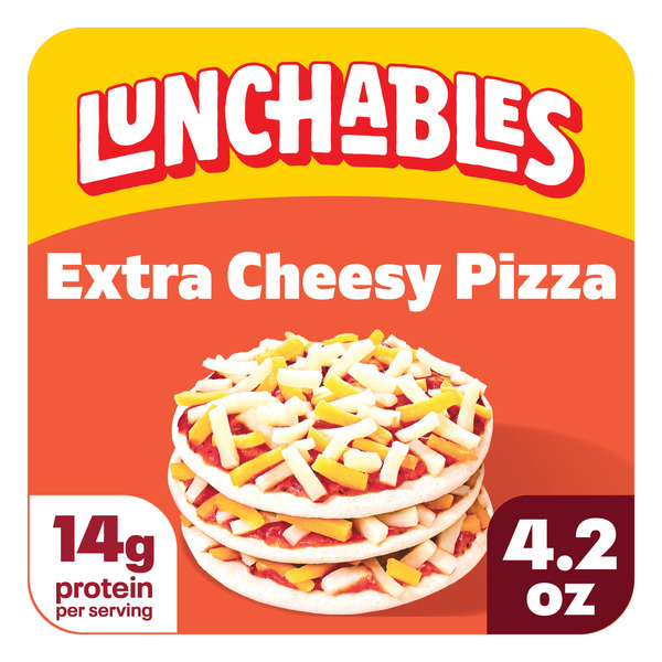 Lunchables Extra Cheesy Pizza Kids Lunch Snack Kit