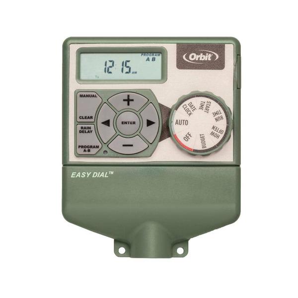 Orbit 6-station Indoor Easy Dial Timer