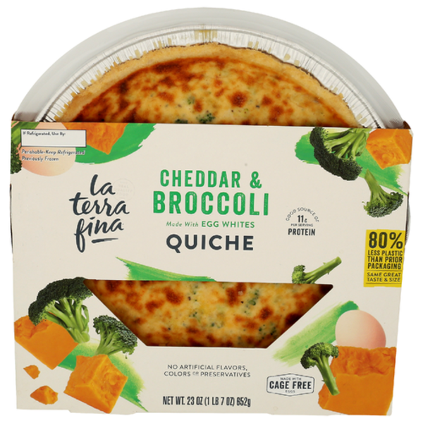 La Terra Fina Cheddar & Broccoli Quiche Same-Day Delivery or