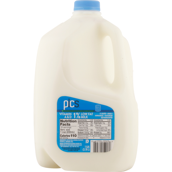 PICS Milk, Low Fat, 1% Same-Day Delivery or Pickup | Market 32 and