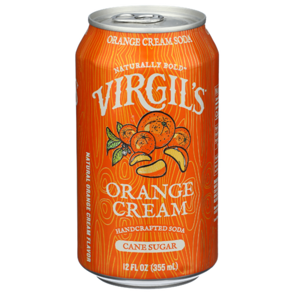 Virgil's Handcrafted Orange Cream Soda Can
