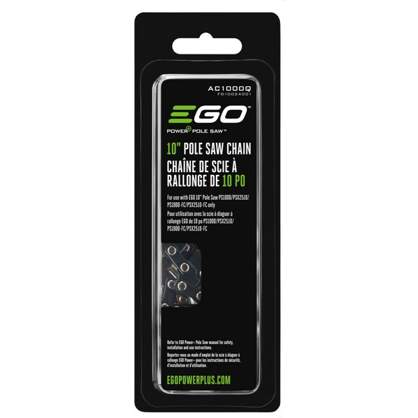 EGO 56 Link Replacement Chainsaw Chain For 10-in , 0.043-in Gauge , 1/4-in Pitch