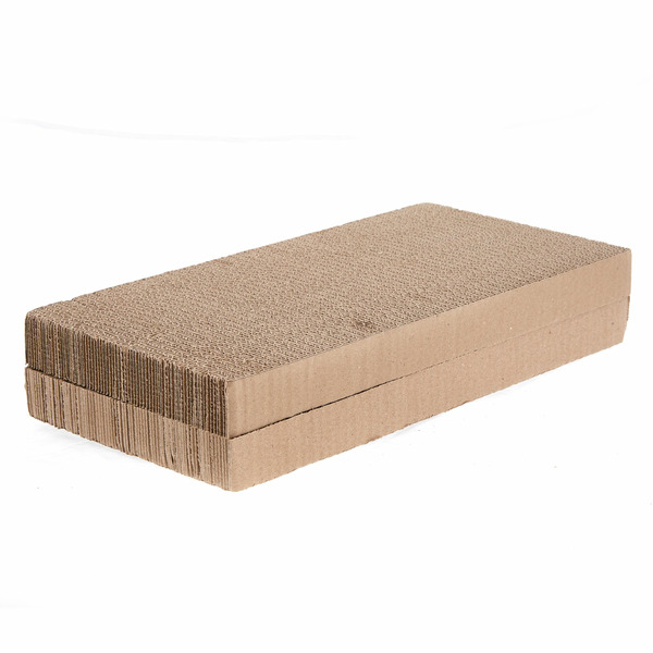Whisker City Double-Wide Cat Scratcher - Brown