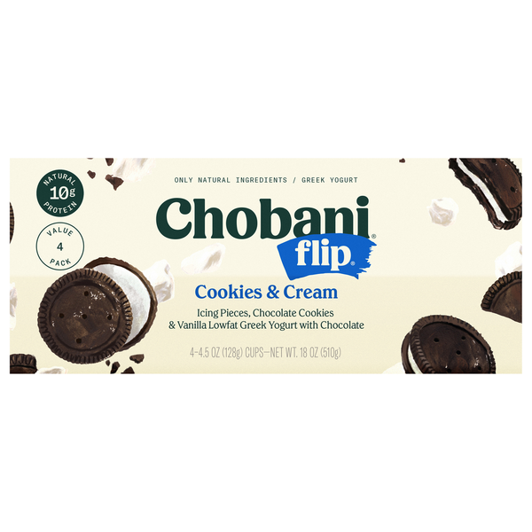 Chobani Cookies & Cream Greek Yogurt