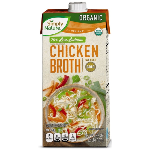 Simply Nature Organic Low Sodium Chicken Broth