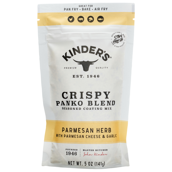 Kinder's Seasoned Parmesan Herb with Parmesan Cheese & Garlic Seasoned Coating Mix