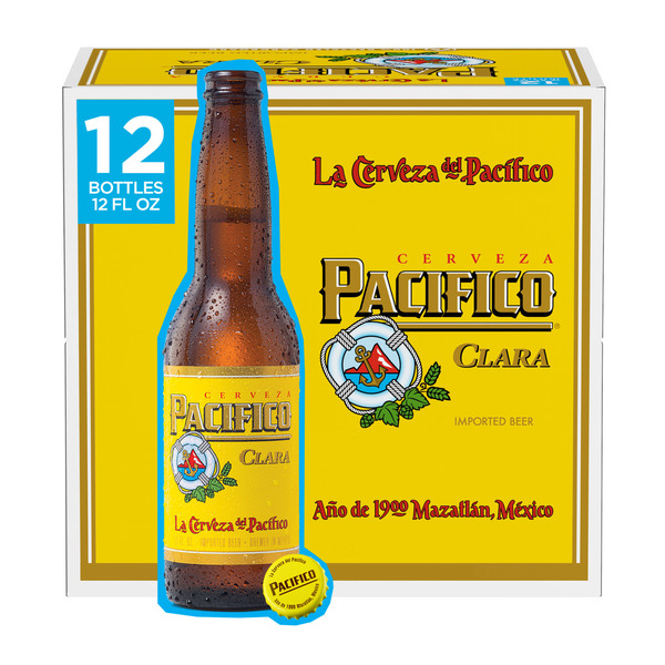 Pacifico Clara Mexican Lager Import Beer Bottles Same-Day Delivery